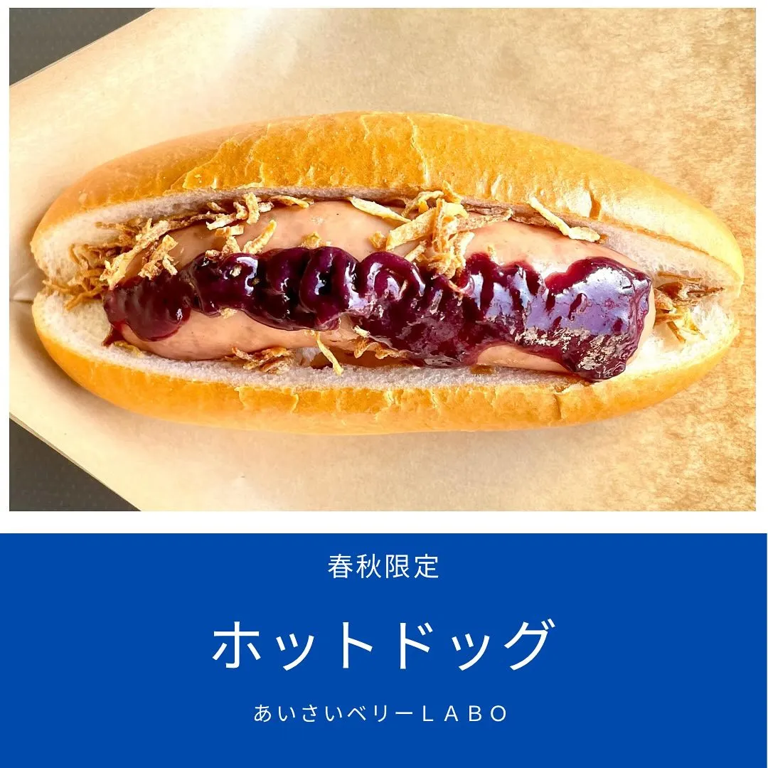 ホットドッグ（ブルーベリーソース）